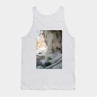 Scheidegg First Waterfall in Winter Tank Top